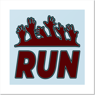 Run (from Zombies) Posters and Art